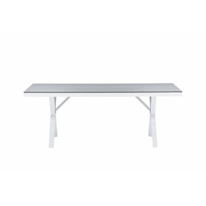 ebuy24 Garcia tuintafel grijs.