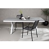 ebuy24 Garcia tuintafel grijs.