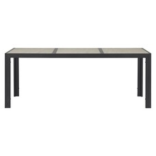 ebuy24 Kenny tuintafel 90x195 cm beige.