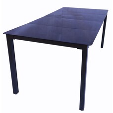 ebuy24 Hanna tuintafel 190x80cm zwart.