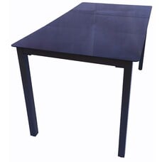 ebuy24 Hanna tuintafel 140x80cm zwart.