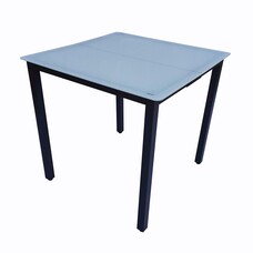 ebuy24 Jerry tuintafel 80x80cm mat glas.