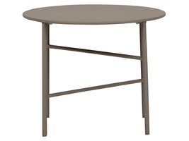 ebuy24 Pesetos tuintafel bijzettafel Ø50cm H40cm okkernoot decor.