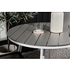 ebuy24 Break tuinmeubelset tafel 90x90cm, 2 stoelen Lindos, grijs,zwart.