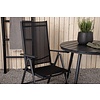 ebuy24 Break tuinmeubelset tafel 90x90cm, 2 stoelen Break, zwart,zwart.