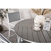 ebuy24 Break tuinmeubelset tafel 120x120cm, 4 stoelen Copacabana, grijs,grijs.