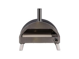 ebuy24 Kerang pizza oven buitenshuis voor benzine zilverkleurig.