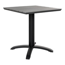 ebuy24 Chicago cafÃ© tafel  Ã˜70cm niet-hout grijs.