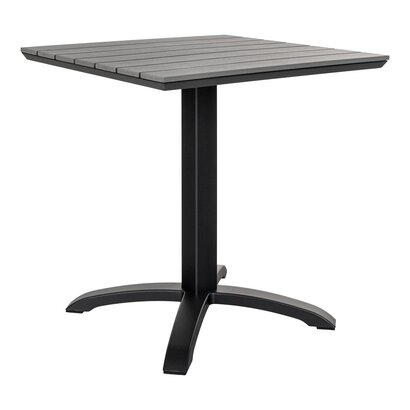 ebuy24 Chicago cafÃ© tafel  Ã˜70cm niet-hout grijs.