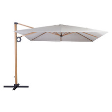 ebuy24 Egon hangende parasol teakhout, beige.