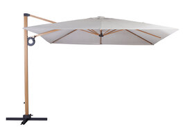 ebuy24 Egon hangende parasol teakhout, beige.