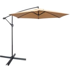 ebuy24 Tyra hangendeparasol Ã˜270cm taupe.