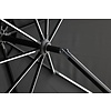 ebuy24 Sabal parasol met kantelfunctie en LED-verlichting zwart.