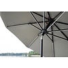 ebuy24 Sabal parasol met kantelfunctie en LED-verlichting grijs.