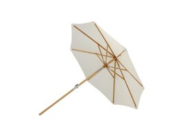 TEST Cerox parasol met kantelfunctie wit.