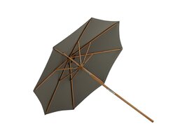 TEST Cerox parasol met kantelfunctie grijs.