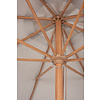 ebuy24 Frank zonnescherm Parasol met dissel Ã˜3.5M teak decor, beige.