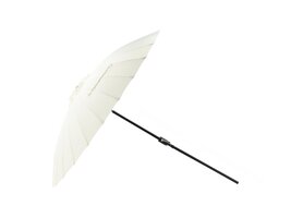 TEST Palmetto parasol met kantelfunctie wit.