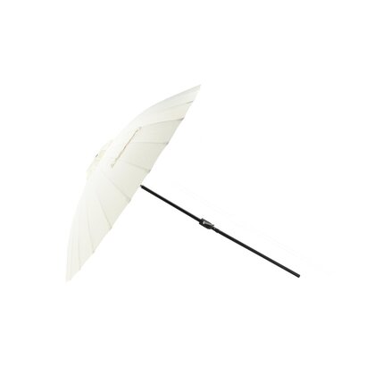 ebuy24 Palmetto parasol met kantelfunctie wit.