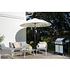 ebuy24 Palmetto parasol met kantelfunctie wit.