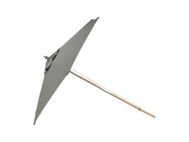 TEST Corypho parasol met kantelfunctie grijs.