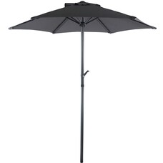 ebuy24 Vera parasol Ø180cm antraciet.