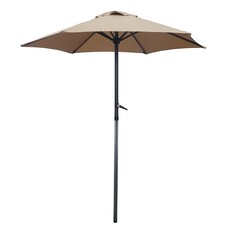 ebuy24 Vera parasol Ø180cm taupe.