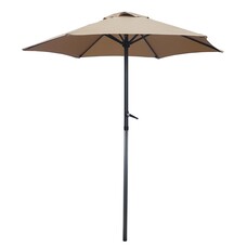 ebuy24 Vera parasol Ø200cm taupe.