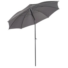 ebuy24 Strand parasol S Ø180cm antraciet.