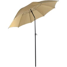 ebuy24 Strand parasol S Ø180cm taupe.