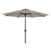 ebuy24 Felix parasol met slinger en kantelfunctie Ã˜ 3 m, grijs.