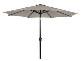 TEST Felix parasol met slinger en kantelfunctie Ø 3 m, grijs.