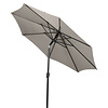 ebuy24 Felix parasol met slinger en kantelfunctie Ã˜ 3 m, grijs.