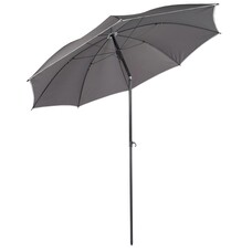 ebuy24 Strand parasol S Ø160cm antraciet.