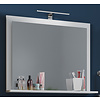 ebuy24 VCB10 Maxi spiegelkast , badkamerspiegel met 1 plank wit.