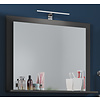 ebuy24 VCB10 Maxi spiegelkast , badkamerspiegel met 1 plank Antraciet.