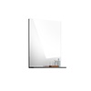 ebuy24 Scout spiegel bad 60cm 1 plank hoog glans wit,rookkleurig.