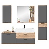 ebuy24 Mason badkamer 192cm eik decor,grijs.
