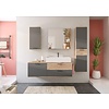 ebuy24 Mason badkamer 192cm eik decor,grijs.