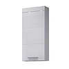 ebuy24 Devon badkamerkast 1 deur wit, wit hoogglans.