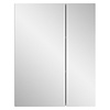 ebuy24 Vira spiegelkast 2 deuren hoog glans wit,wit.