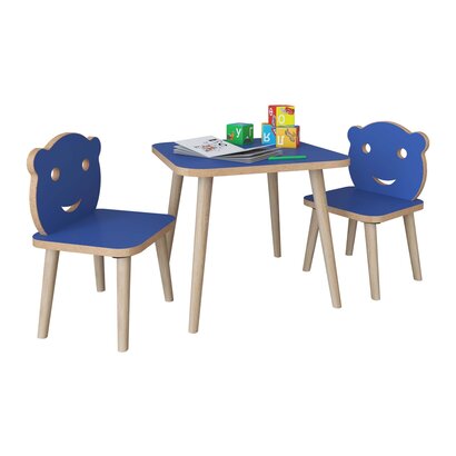 tom LiLuLa babykamer tafel en stoelen wit.