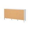 ebuy24 Madrid dressoir 2 deuren 3 laden wit.