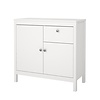 ebuy24 Madrid dressoir 2 deuren 1 lade wit.