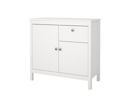 ebuy24 Madrid dressoir 2 deuren 1 lade wit.