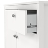 ebuy24 Madrid dressoir 2 deuren 1 lade wit.