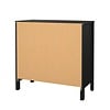 ebuy24 Madrid dressoir 2 deuren 1 lade zwart mat.