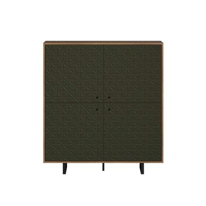 ebuy24 Sentra dressoir groen, eik decor.