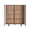 ebuy24 Sentra dressoir groen, eik decor.