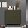 ebuy24 Sentra dressoir groen, eik decor.